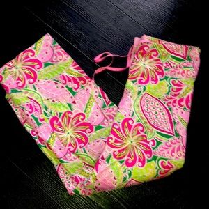 Like New: Vera Bradley Women's Pajama Bottoms XS Pink Green